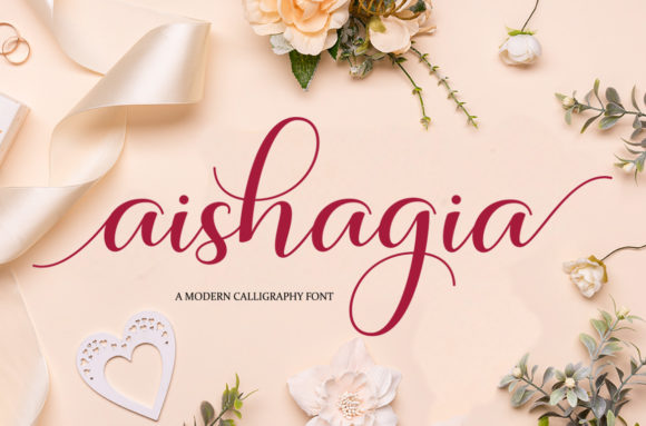 Aishagia: A Modern Script for Timeless Branding