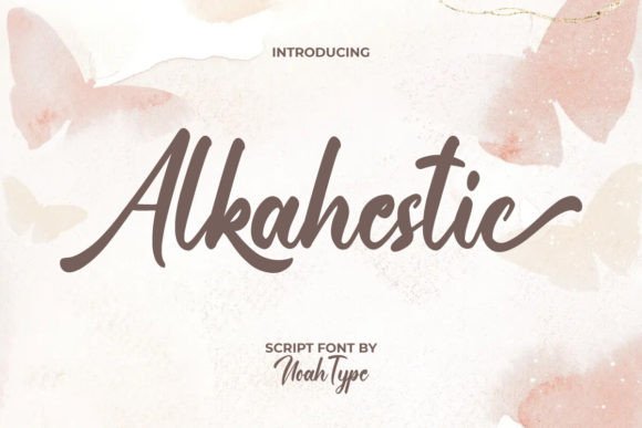Alkahestic: A Creative Font for Modern Branding