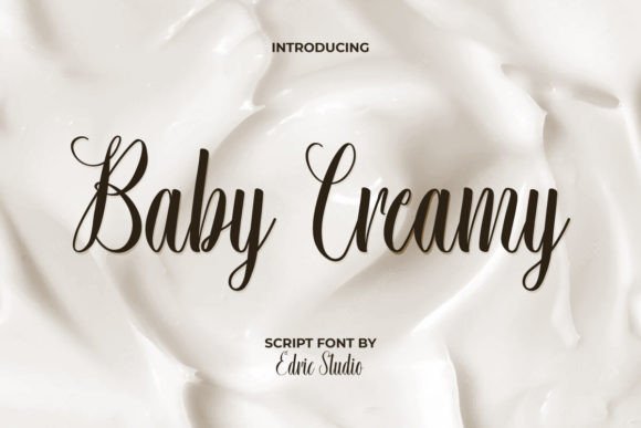 Baby Creamy: The Soft Script Font for a Polished Look