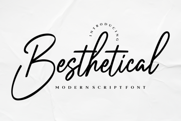 Besthetical: The Modern Script Font for Refined Design