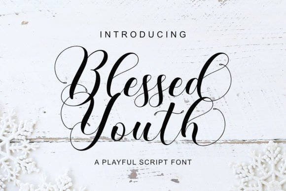 Blessed Youth: The Sophisticated Script for Modern Designers