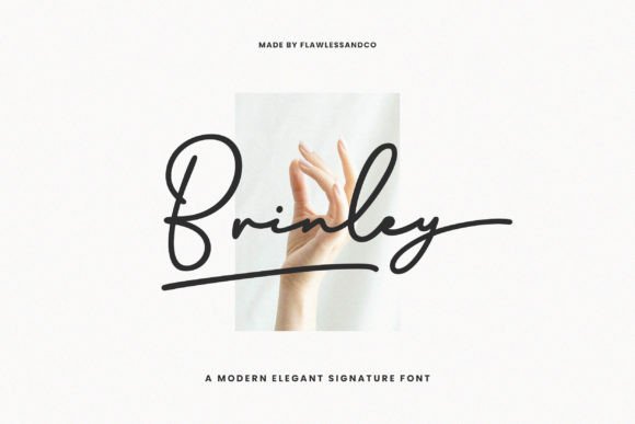 Brinley: The Modern Handwritten Script Font for Elegant Designs