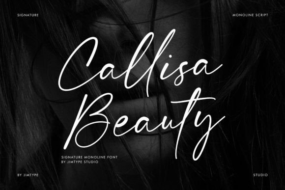 Callisa Beauty: The Script Font for a Timeless Brand Identity