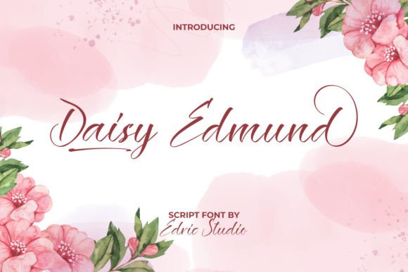 Daisy Edmund: A Calligraphy Script for a Floral Brand Identity