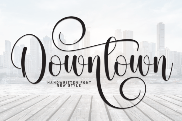 Downtown: The Handwritten Font for Modern, Approachable Design
