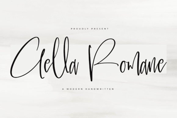 Gella Romane: A Modern Handwritten Script for Elevated Design