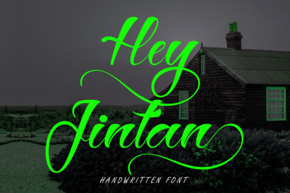 Hey Jintan: A Script Font for Modern, Elegant Branding
