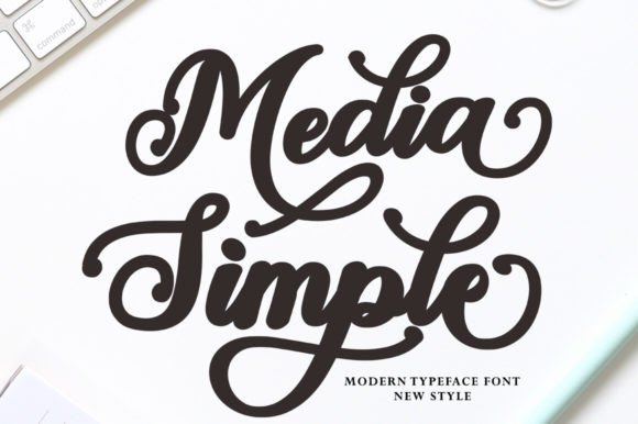 Media Sample: A Script Font with Timeless Elegance