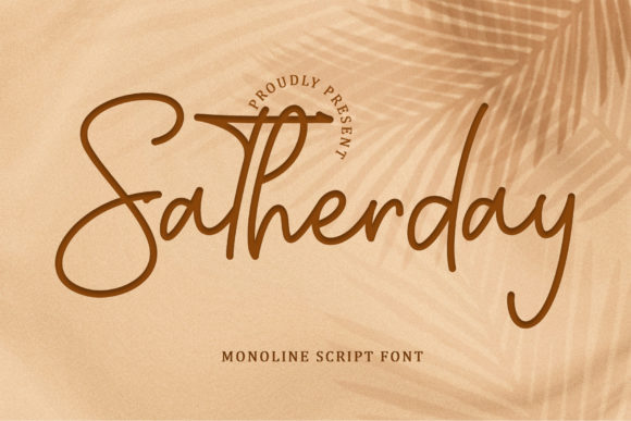 Satherday: A Modern Script for Timeless Brand Identity