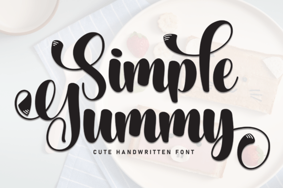 Simple Yummy: A Script Font for Elegant Designs