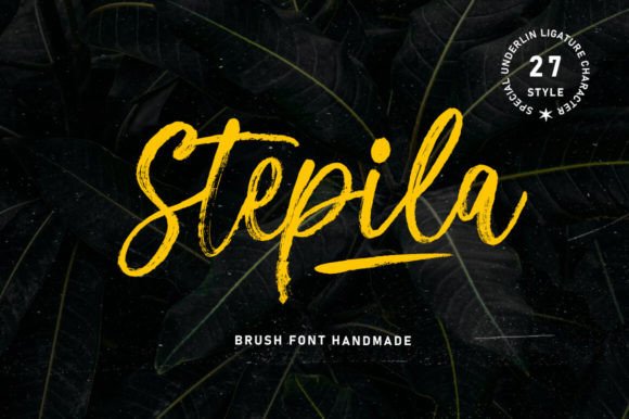 Stepila: A Script Font for Elegant Design