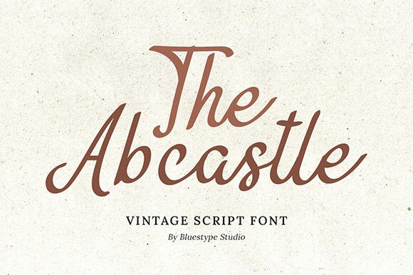The Abcastle: A Vintage Script with Timeless Appeal