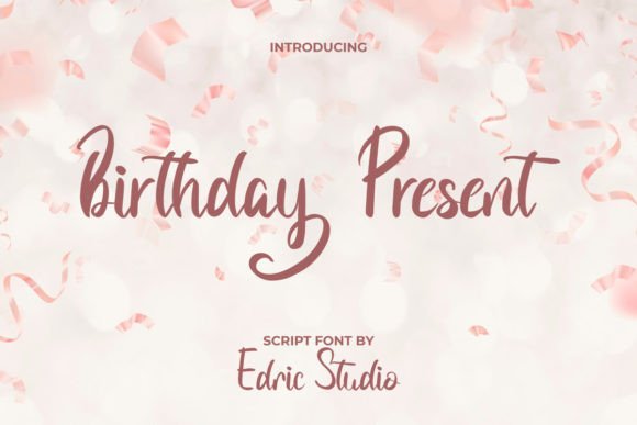 Why the Birthday Present Font Feels Like a Celebration
