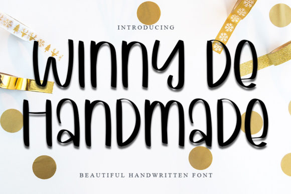 Winny De Handmade: A Whimsical Script for Authentic Design